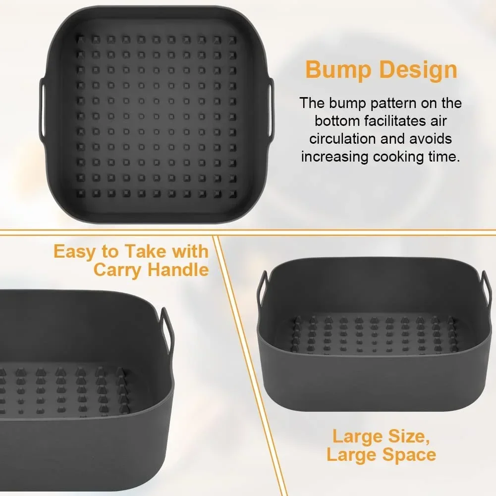 Air Fryer Silicone Pot Thick R - Air Fryer Silicone Pot Liner ulasan dan harga