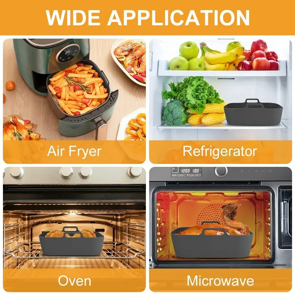 Air Fryer Silicone Pot Thick R - Air Fryer Silicone Pot Liner ulasan dan harga