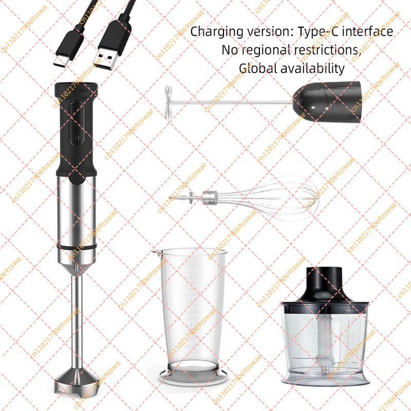 4-in-1 Hand Blender & Food Pro - Immersion Hand Blender Set ulasan dan harga