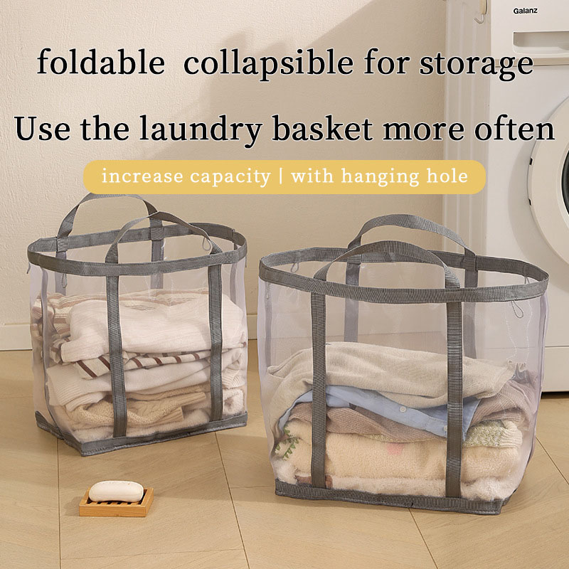 Mesh Laundry Basket Nylon With - Laundry ulasan dan harga
