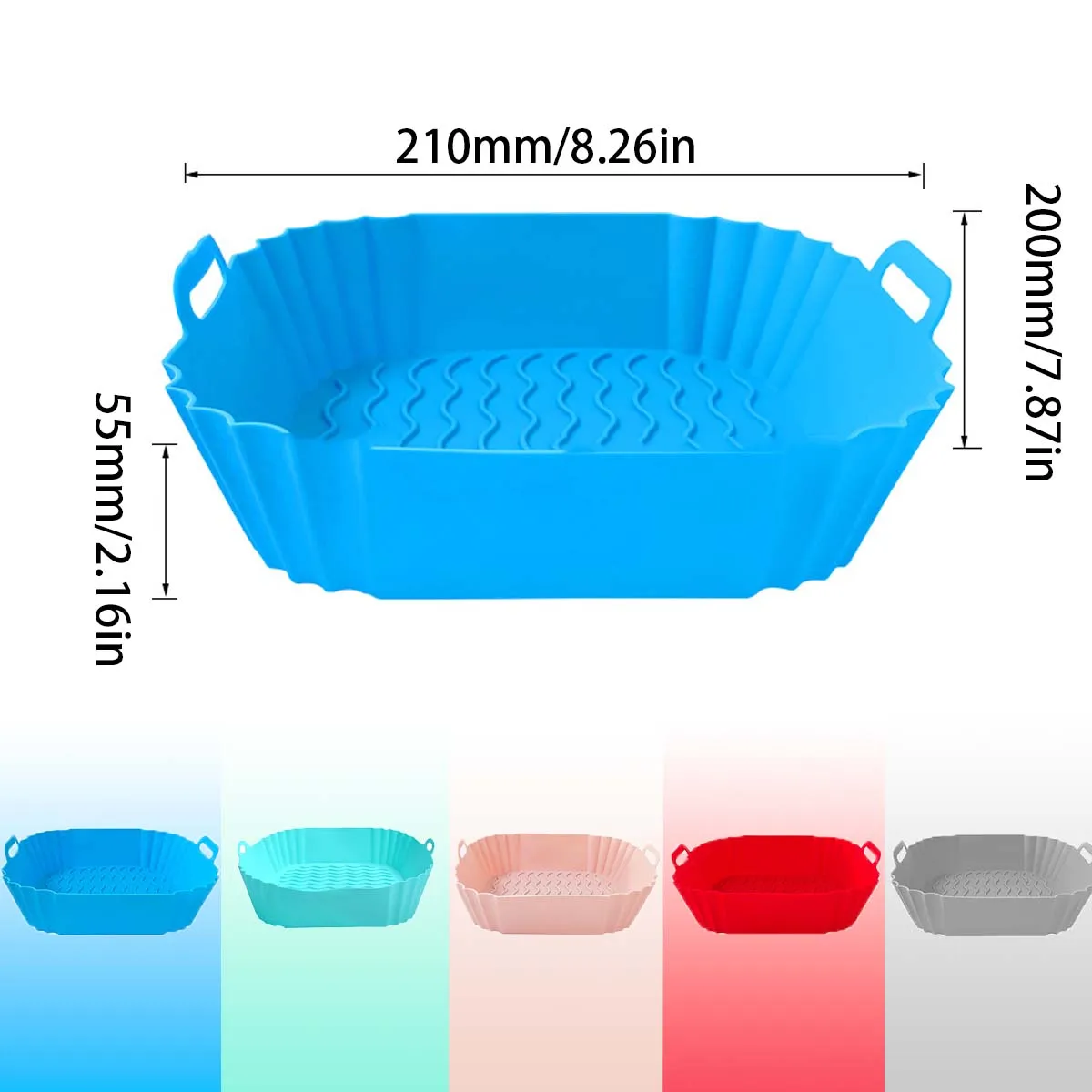 Air Fryer Silicone Liners Pot, - Air Fryer Silicone Pot Liner ulasan dan harga