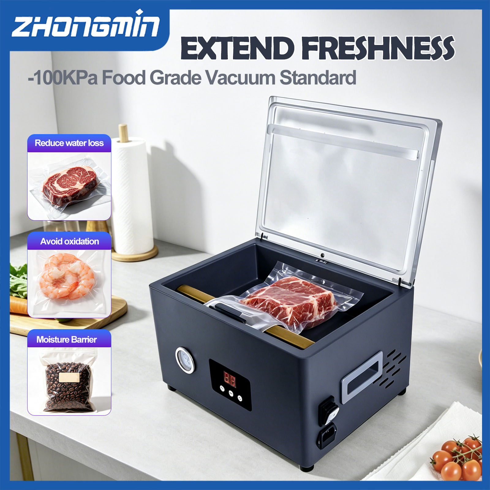 ZM-CVS300 Food Vacuum Sealer M - Food Vacuum Sealer Machine ulasan dan harga