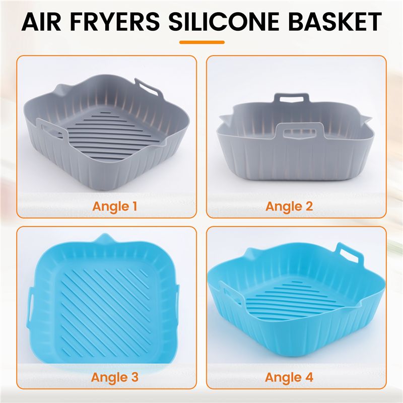 NEW HOT In Stock-2 Pcs Large A - Air Fryer Silicone Pot Liner ulasan dan harga