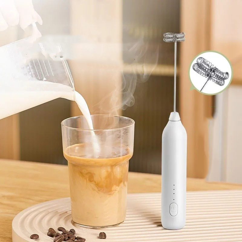Electric Coffee Milk Foaming M - Electric Milk Frother Handheld ulasan dan harga